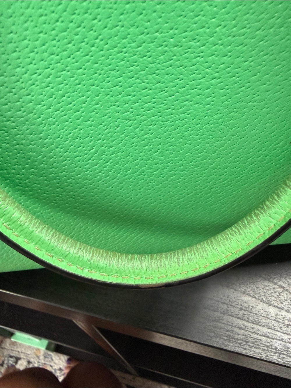 kate spade Wellesley Quinn Emerald Green Leather Satchel with Playful Charm - Picture 15 of 15